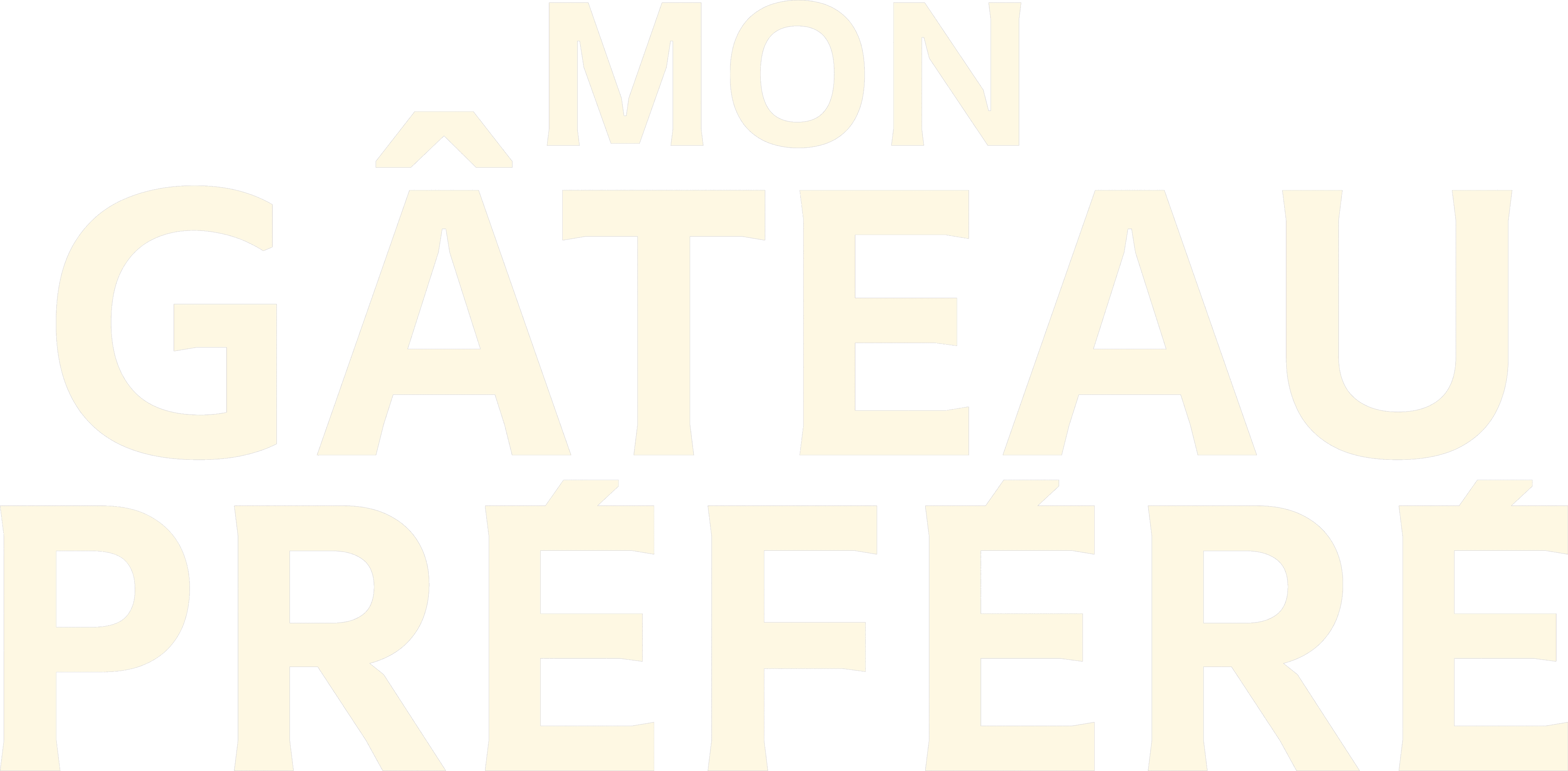 Mon gâteau préféré